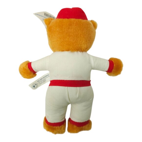St Louis Cardinals Teddy Bear Plush Vintage Stuffed Animal Toy Busch Stadium MLB - Picture 4 of 13